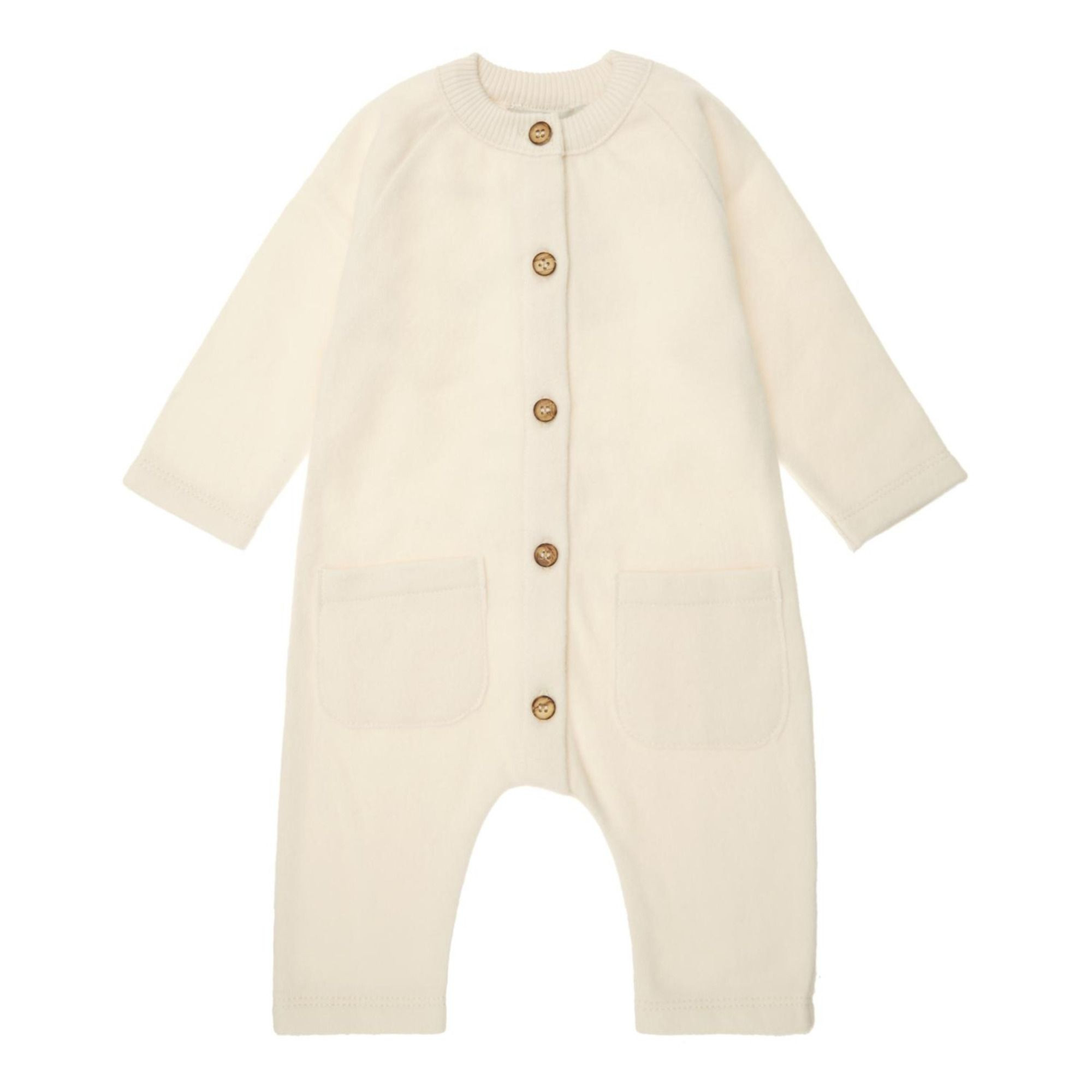 Combinaison Coton Bio | Ecru | Smallable