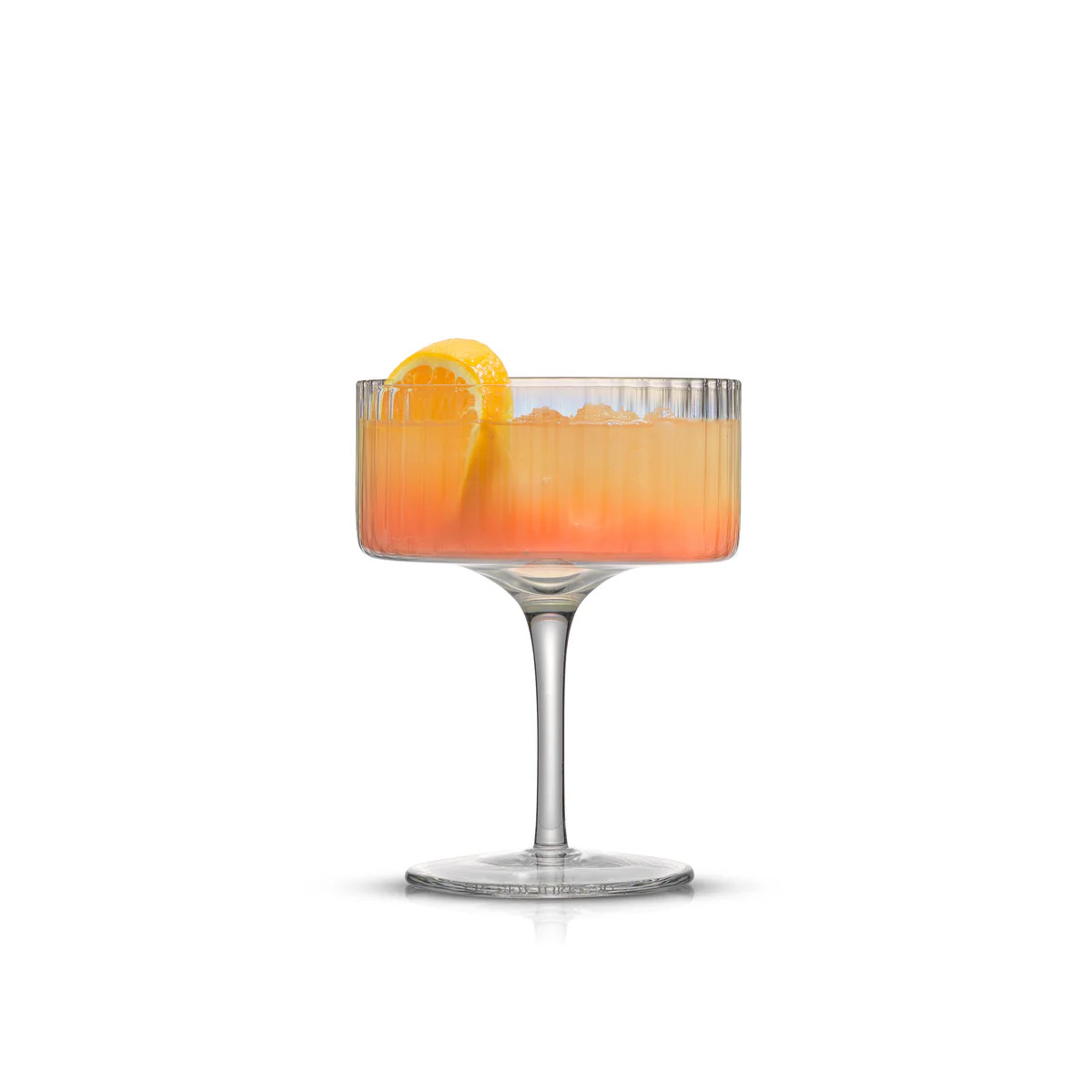 Christian Siriano New York Chroma Iridescent Coupe Glass - 10 oz | JoyJolt