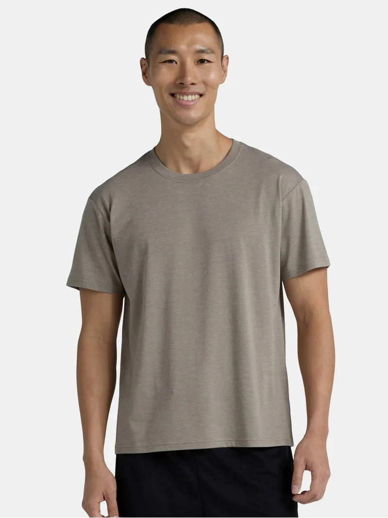 Athletic Works Men's and Big Men's Tri Blend Tee, Sizes XS-4XLT | Walmart (US)