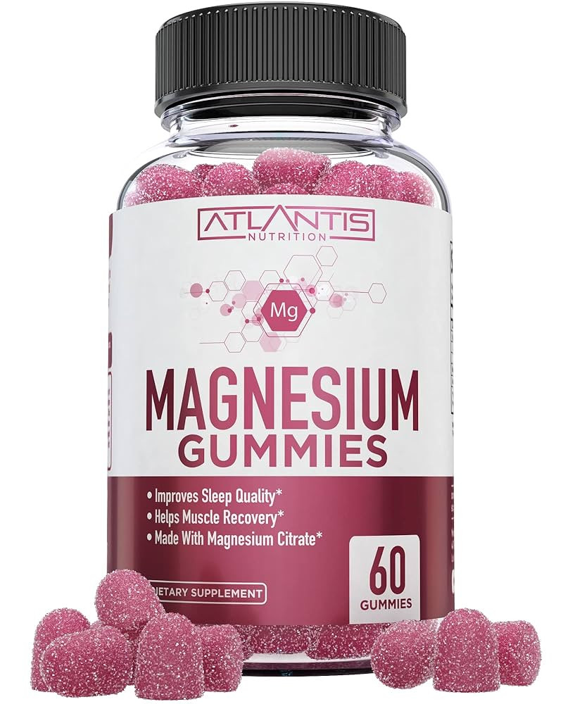 Atlantis Nutrition Magnesium Citrate Gummies – 770mg Magnesium Citrate for Kids & Adults | Supp... | Amazon (US)