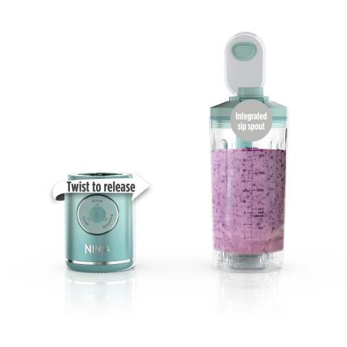 Ninja Blast™ Max Cordless Portable Blender Sea Glass | BC251MT | Ninja Kitchen