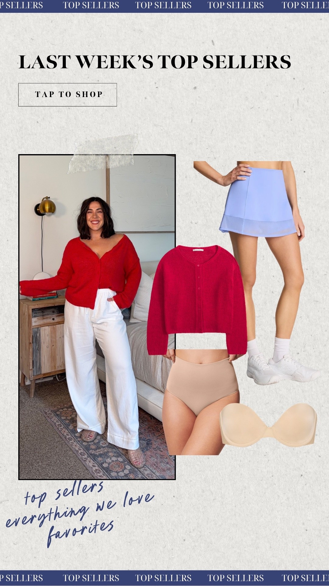Last weeks top sellers! Abercrombie sale use code AFSUMMER for extra $$ off! Spanx skirt & zip up, my fav undies and strapless bra!

#LTKMidsize #LTKSaleAlert #LTKSeasonal