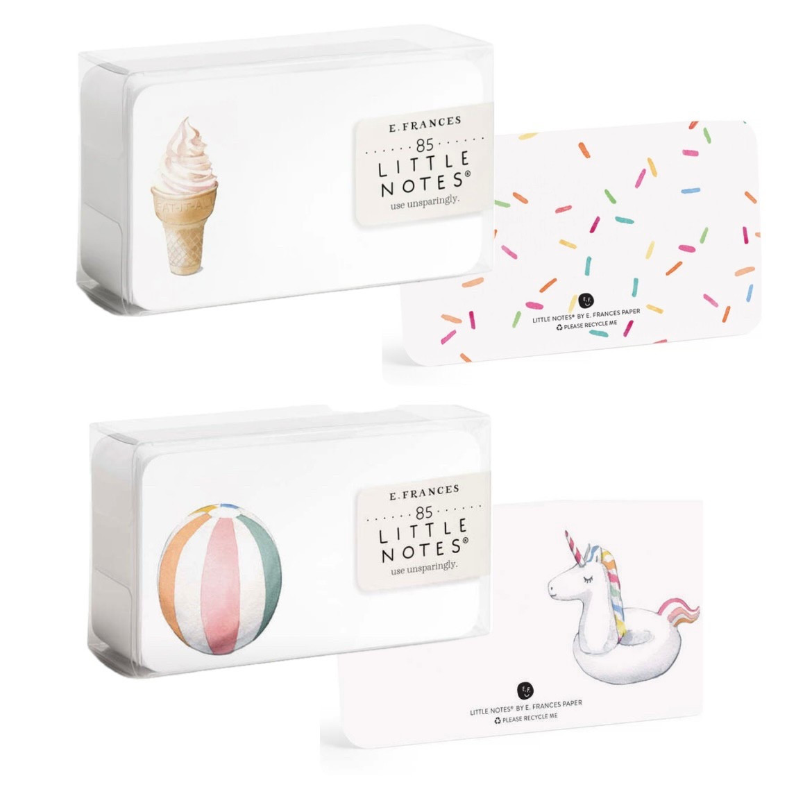 Summer Cuteness! ✨💖🍦
… this brand is a favorite, and these two designs are summer perfect for gifting or for your own cute notes. These tiny cards end up being the perfect size for so many things I find - and I love how the backsides have cheeky corresponding designs!



#LTKGiftGuide #LTKFamily #LTKSeasonal