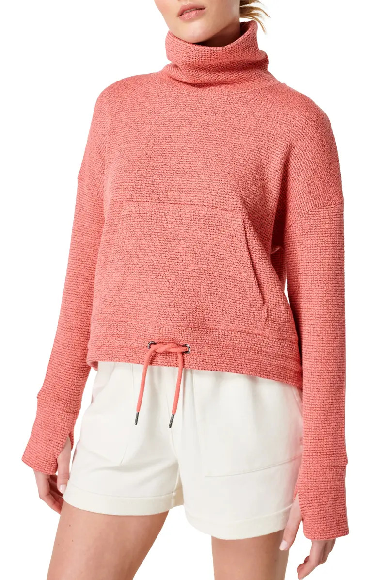 Bouclé Funnel Neck Sweatshirt | Nordstrom