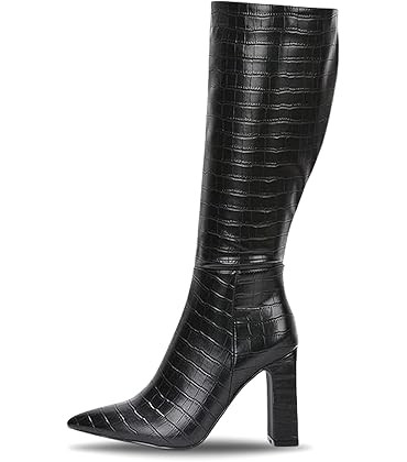 Cape Robbin SayWhat Mid Calf Boots for Women - Womens Mid Calf Boots with Chunky Block Heel - Sty... | Amazon (US)