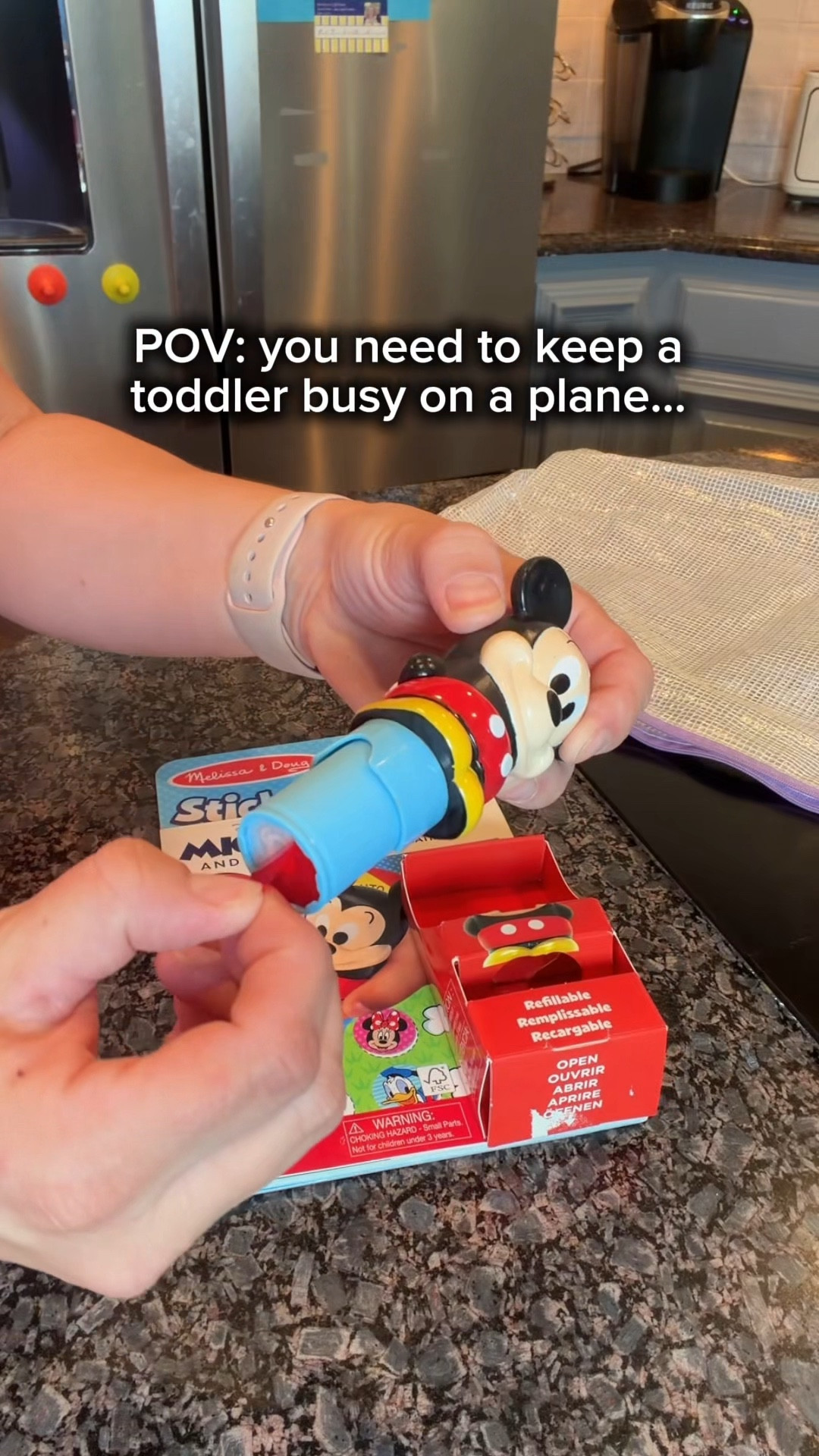 Can confirm…she played with all of this! My 10 year old daughter also had fun with these travel toys!

🧸 Mickey Sticker Stamper
🎨 Mess free color wonder finger paint 
🏠 travel Magna tiles 
🖍️ doodle board
🖌️ wiki stix 


#LTKTravel #LTKKids