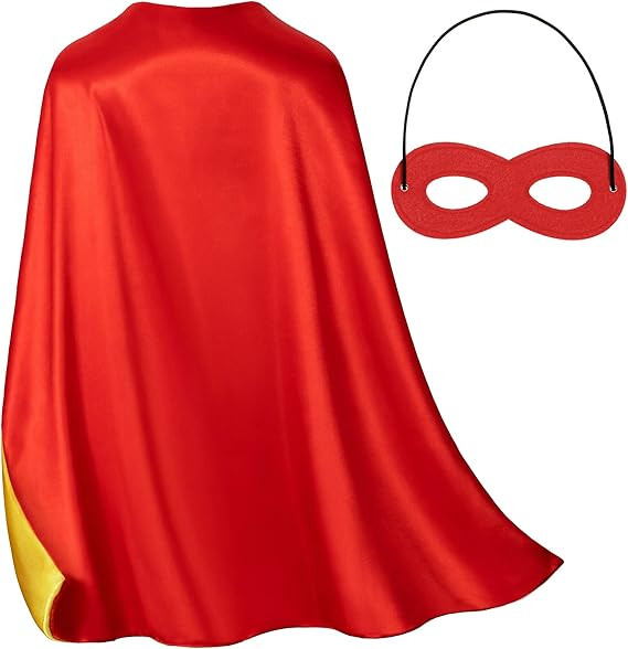 Double-Sided Superhero Capes and Masks for Kids - Perfect for Christmas, Halloween, Cosplay, and ... | Amazon (US)