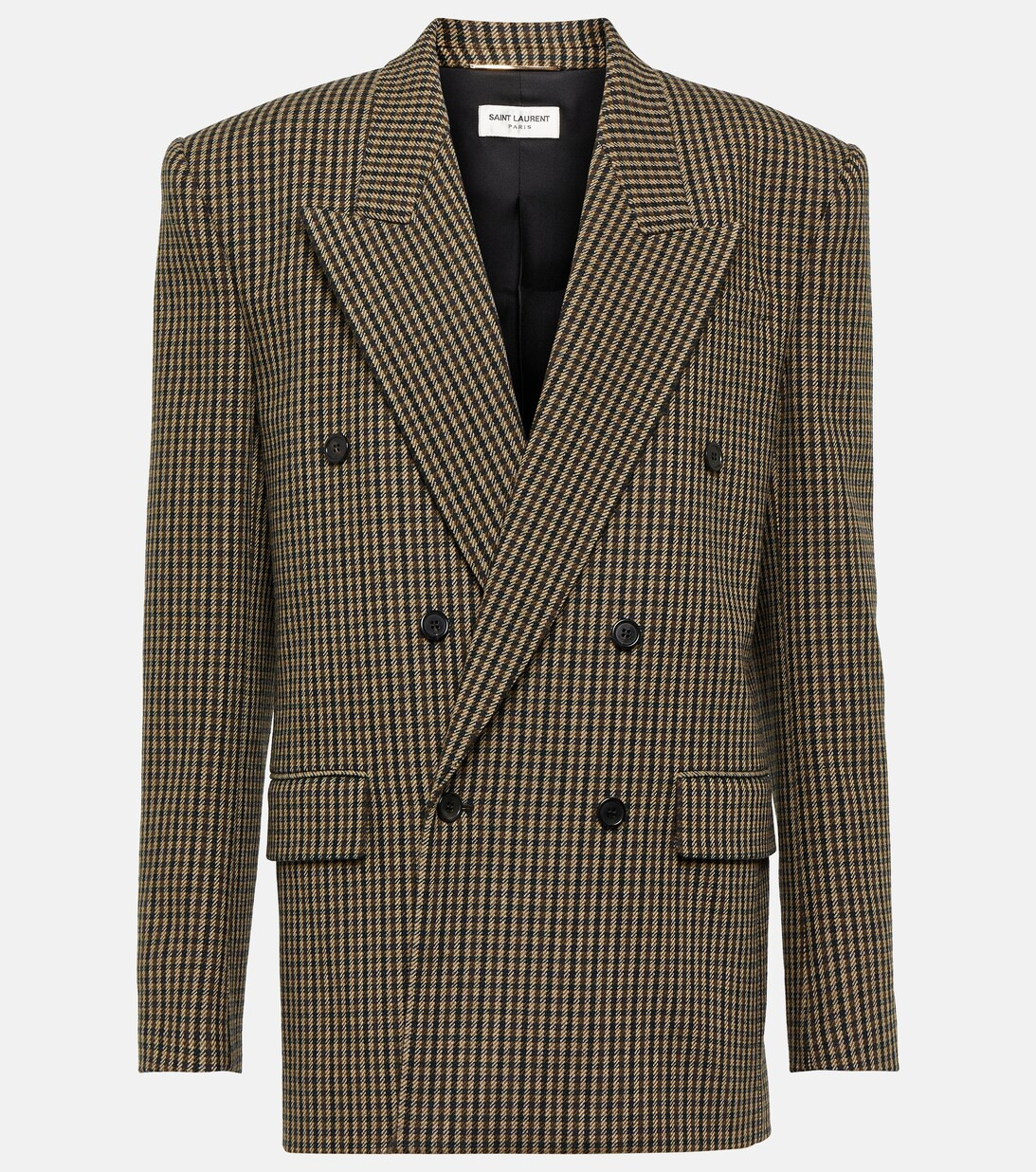 Oversized checked wool-blend blazer | Mytheresa (US/CA)