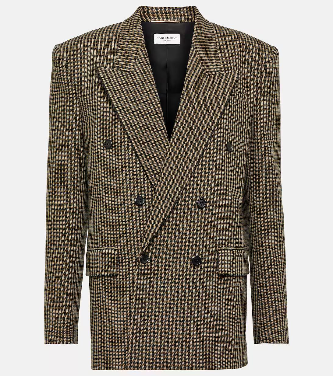 Oversized checked wool-blend blazer | Mytheresa (US/CA)