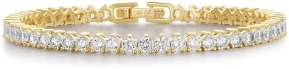 14K Gold Filled Tennis Bracelet for Women-2mm 3mm 4mm CZ Opal Gold Tennis Bracelet for Women, Val... | Amazon (US)