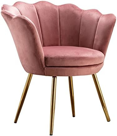 chairus Living Room Chair, Mid Century Modern Retro Leisure Velvet Accent Chair with Golden Metal... | Amazon (US)