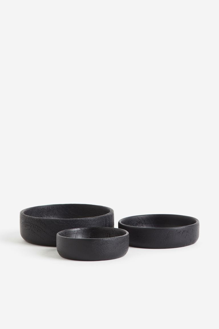 3-pack Wooden Bowls | H&M (US + CA)