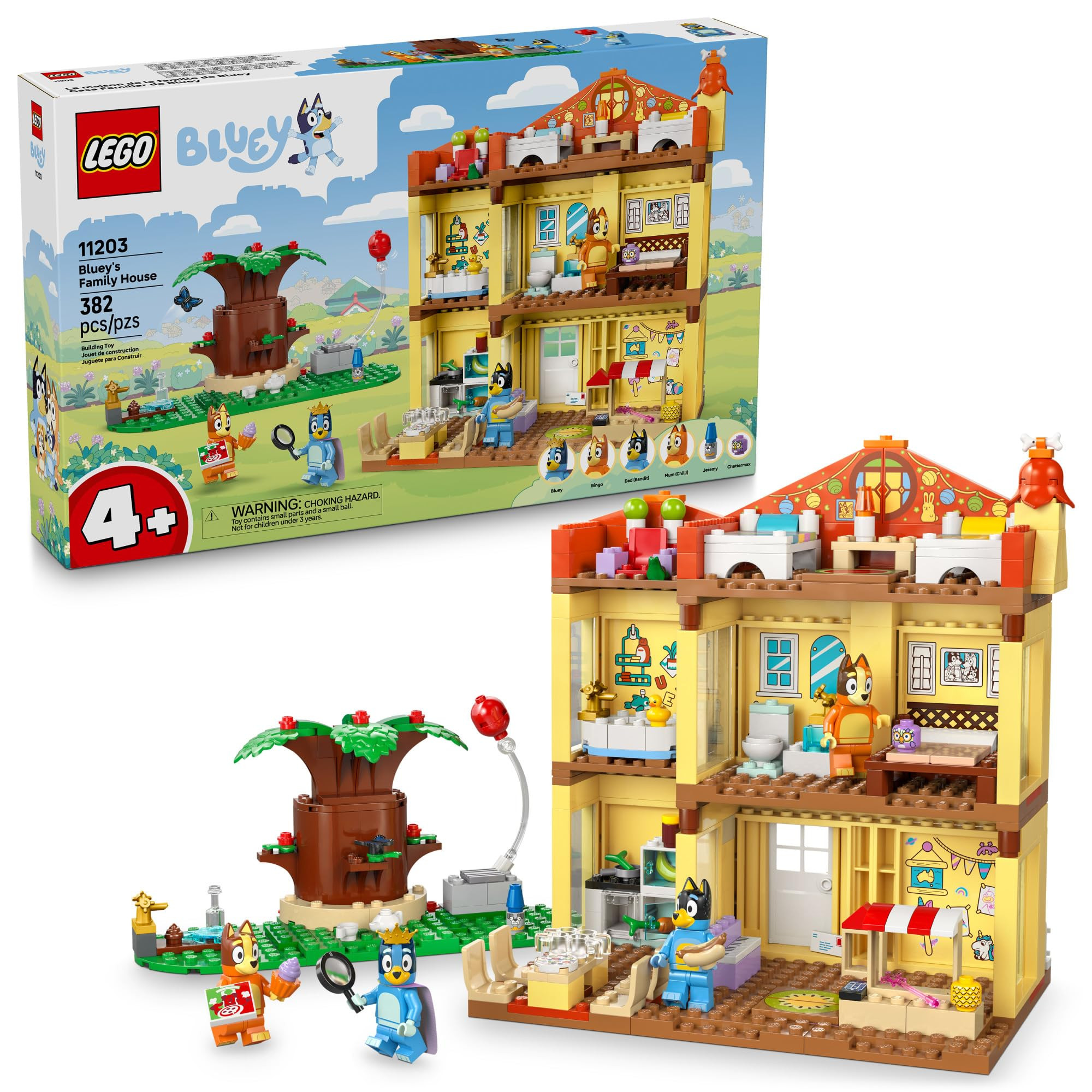 LEGO Bluey: Bluey’s Family House - Toddler Toy for 4 Year Old Boys and Girls - House Playset In... | Amazon (US)
