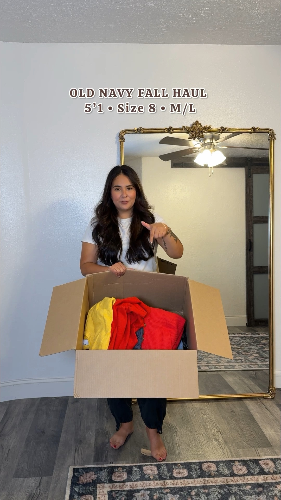 Old navy fall haul 🤎🤎 wearing a large in the cardigans and the lounge wear sets (could’ve sized down in the pants tho), 10 regular in the jeans, and a medium petite in the dress. 

#LTKSaleAlert #LTKMidsize #LTKFallSale