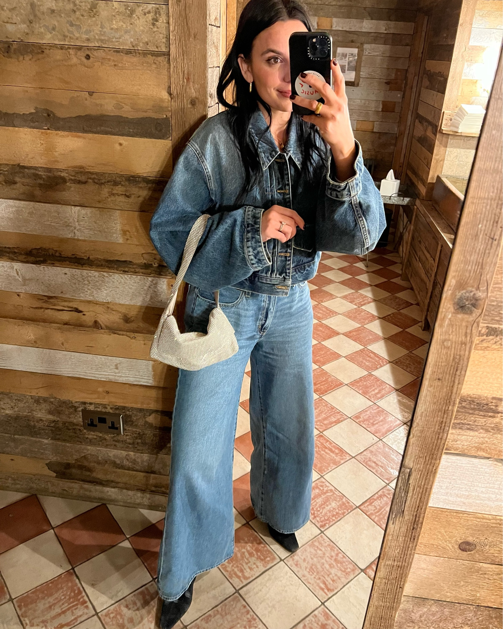 Double denim outfit | Khaite denim jacket | Levi’s wide leg jeans

#LTKSeasonal #LTKstyletip #LTKsalealert