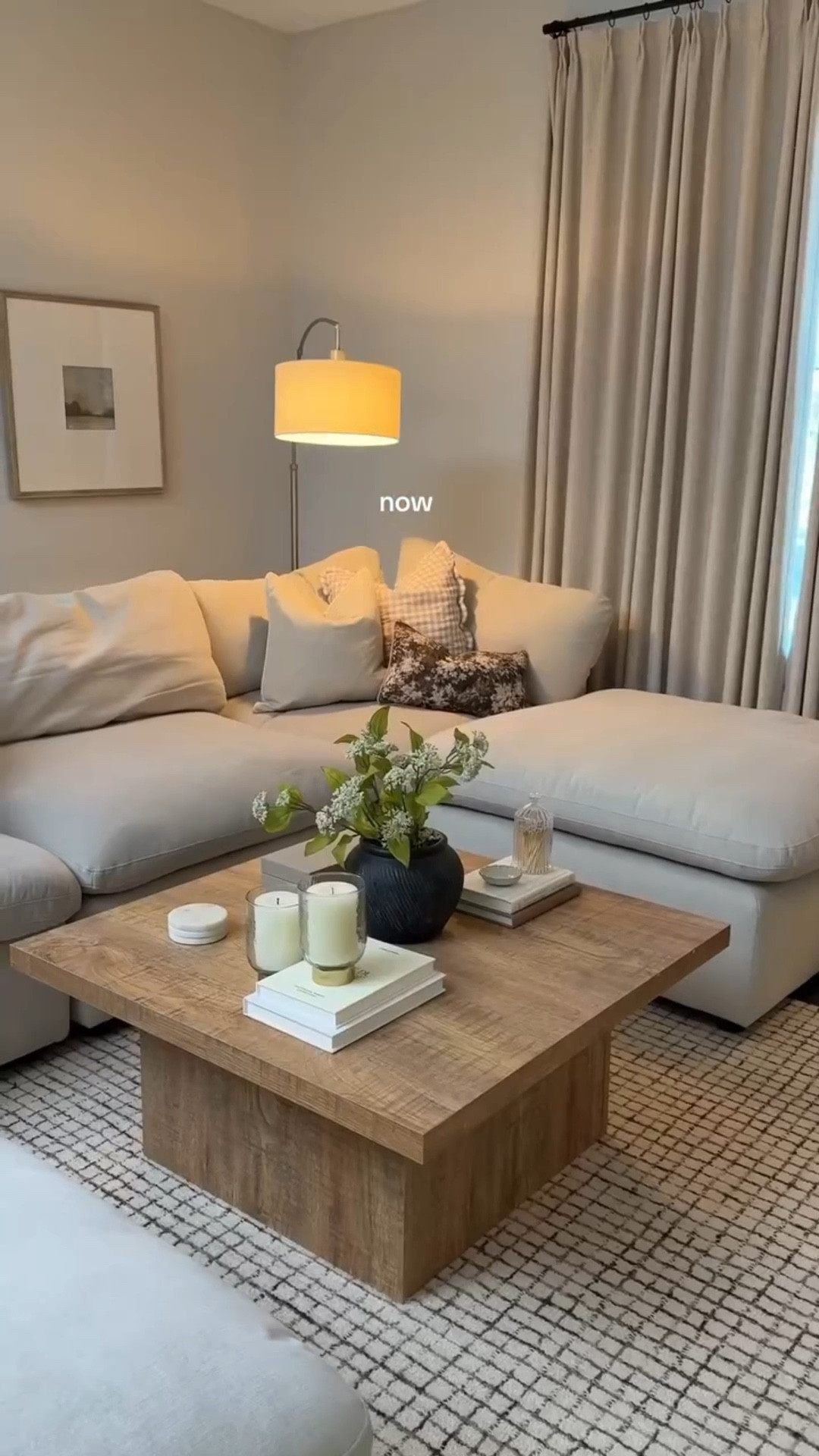 This is what happens when you stop rushing and let your home come together slowly 🥹✨ 

10 months. Same apartment. Completely different energy 🤎✨

#homedecor #livingroom #apartment #apartmentinspo