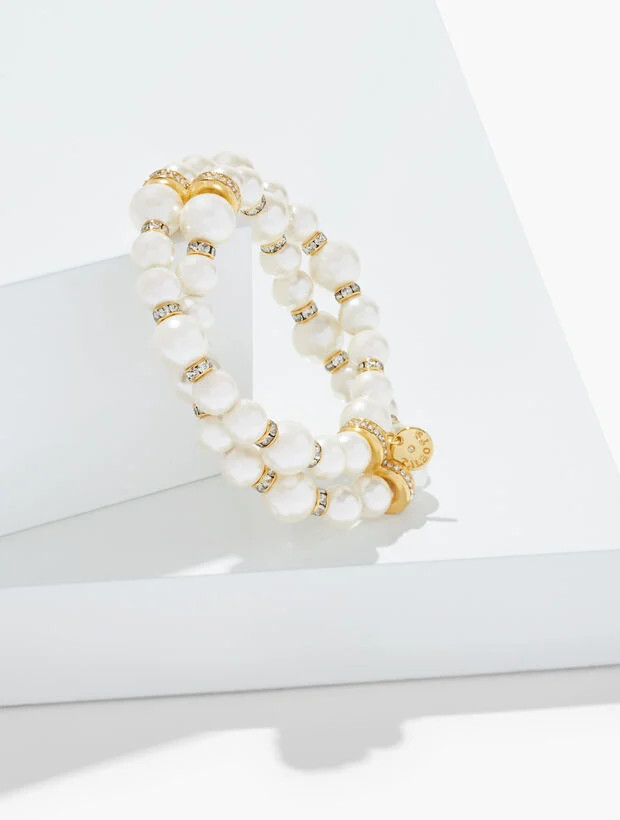 Pearl Garland Bracelet Set | Talbots