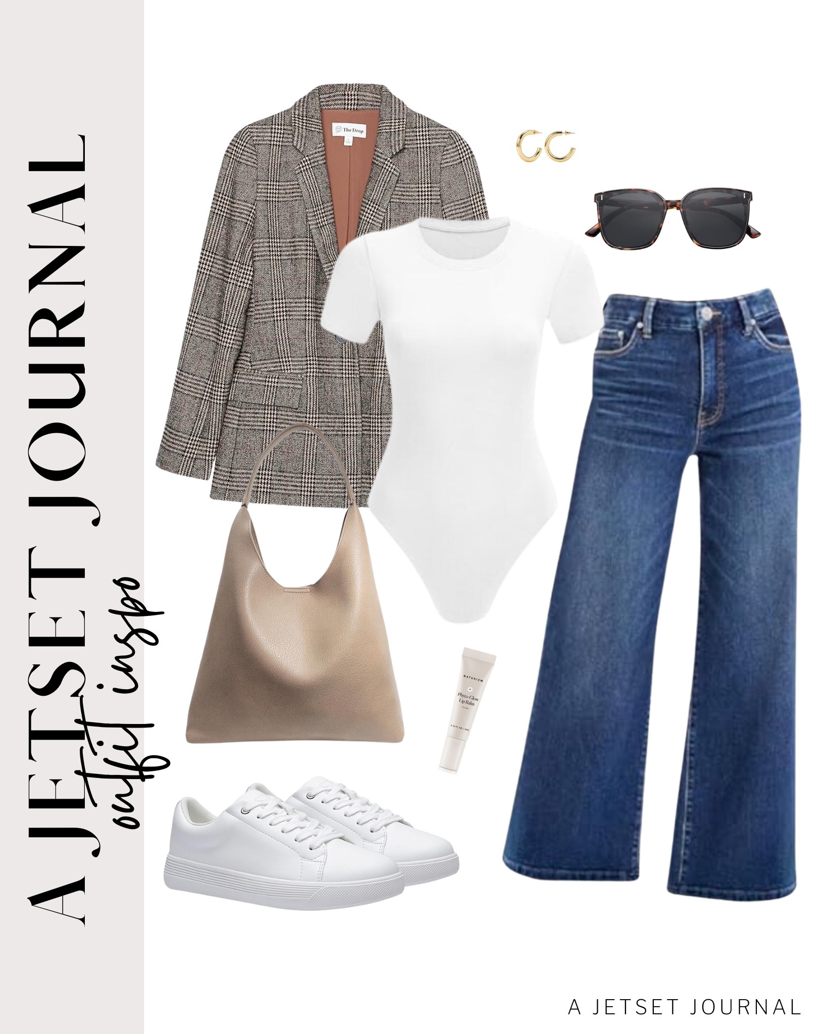 Upgrade your basic bodysuit and jeans with a stylish blazer!

white sneakers, amazon favorite, neutral sneakers, cute sunglasses, functional bag, cute flats, how to style denim jeans, affordable finds, amazon fashion

#LTKSeasonal #LTKStyleTip #LTKU