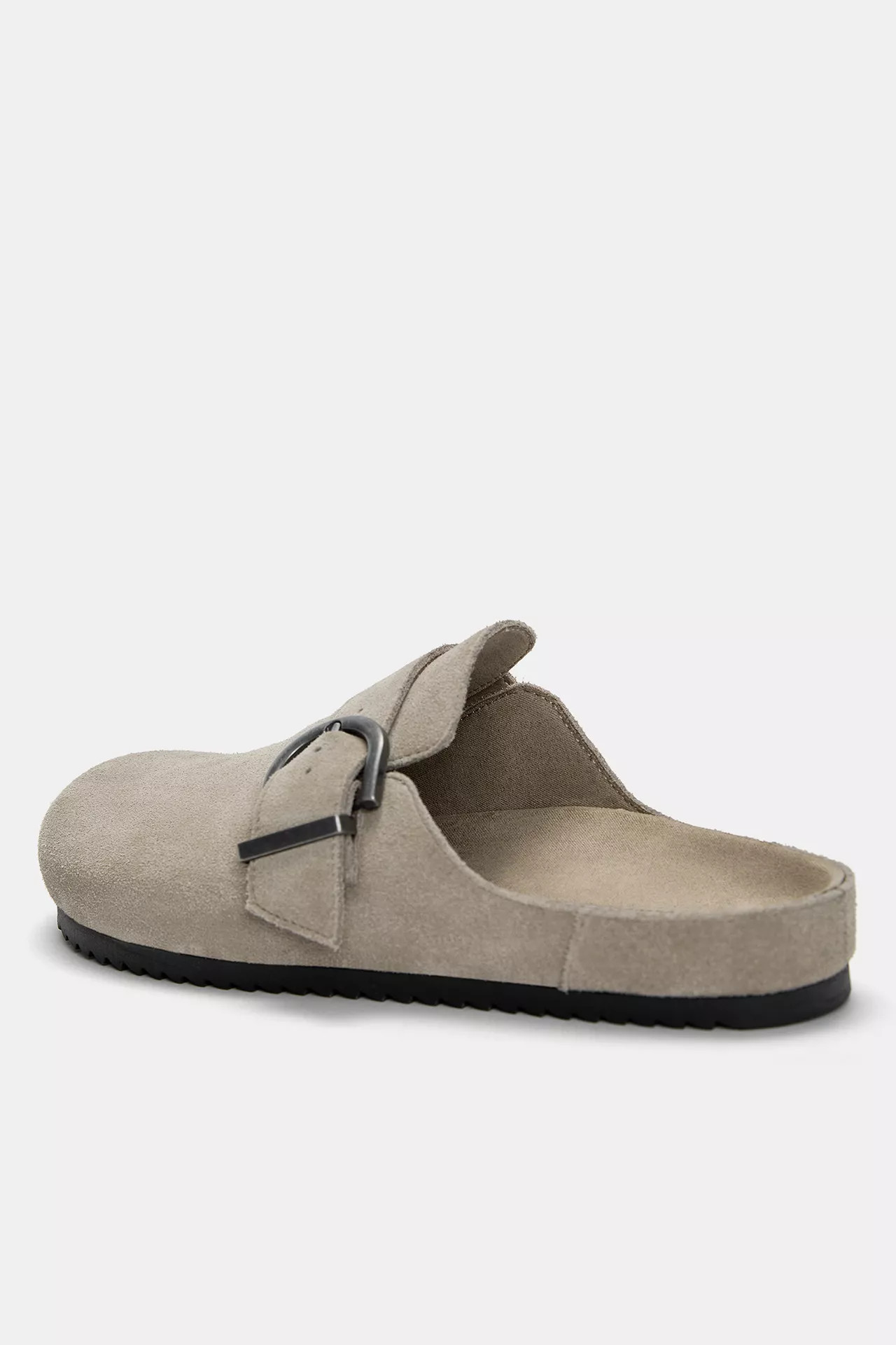 Buckled leather clogs | PULL and BEAR UK