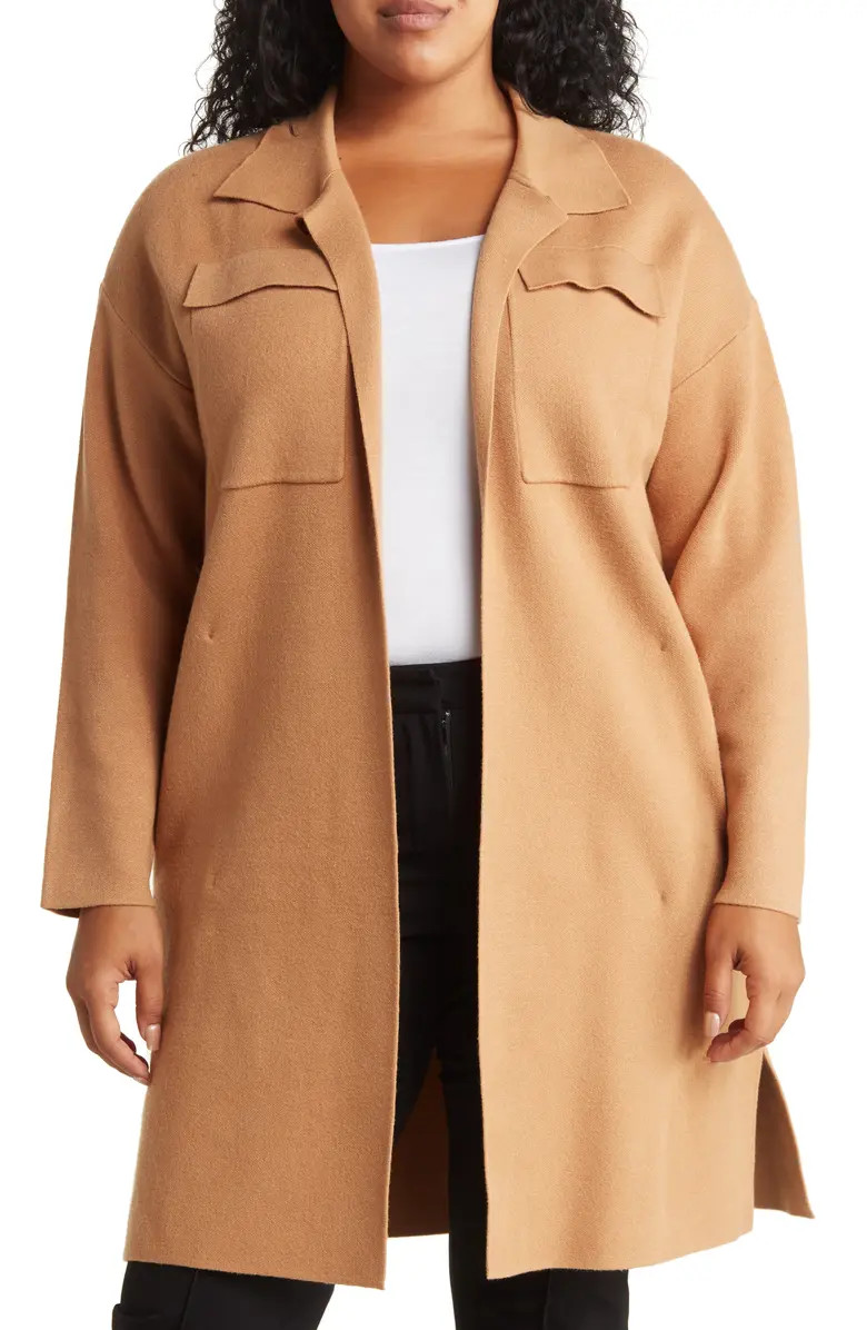 BY DESIGN Lola Notch Collar Tunic Cardigan | Nordstromrack | Nordstrom Rack