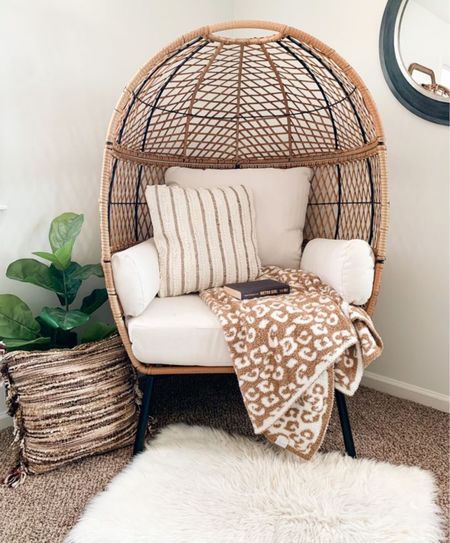 Must-have cozy blanket, home decor, egg chair, bedroom, living room 

#LTKhome #LTKSpringSale