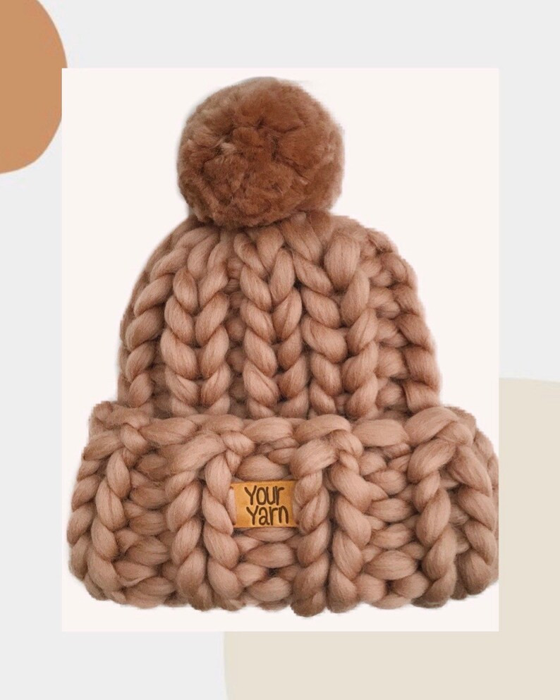 Chunky Beanie Pom Pom, Chunky Knit Hat, Wool Hat Women, | Etsy (US)