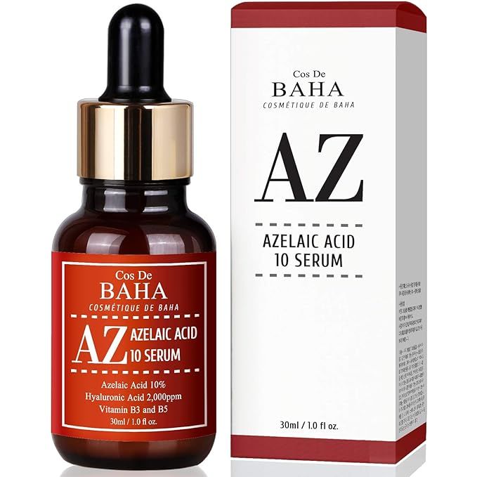 Azelaic Acid 10% Facial Serum with Niacinamide - Fast Rosacea Skin Care Product + Reduce Cystic A... | Amazon (US)