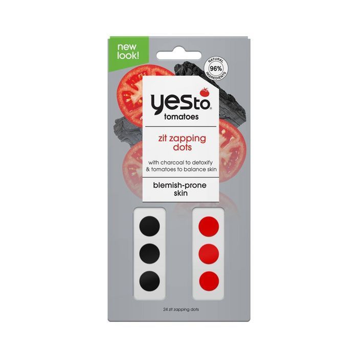 Yes To Tomatoes Detoxifying Charcoal Zit Zapping Dots Facial Treatment | Target