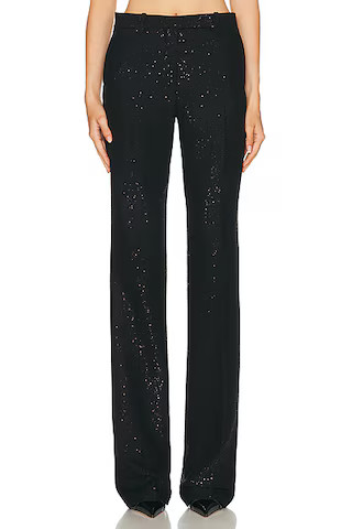 Sequined Tailored Straight Pant | FWRD 