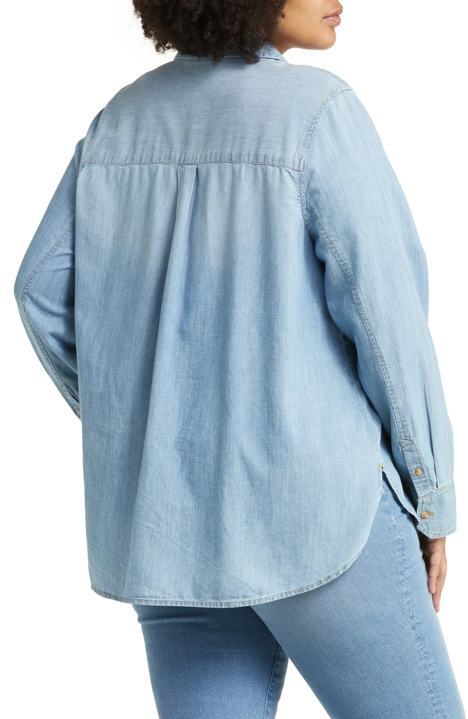 Caslon® Chambray Button-Up Shirt | Nordstrom | Nordstrom