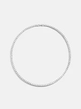 Billie Sterling Silver Tennis Necklace - Sterling Silver | BaubleBar
