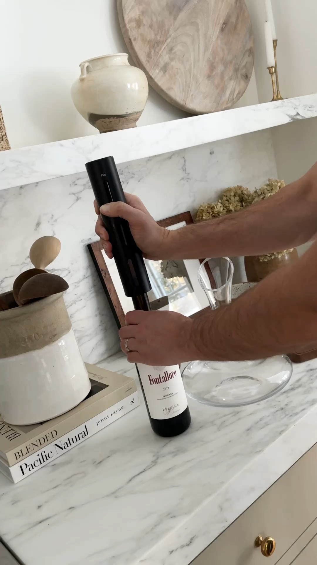 Best electric wine opener. So easy to open a bottle! Gift guide, gift idea, home decor, kitchen. 

#LTKfindsunder50 #LTKhome #LTKVideo