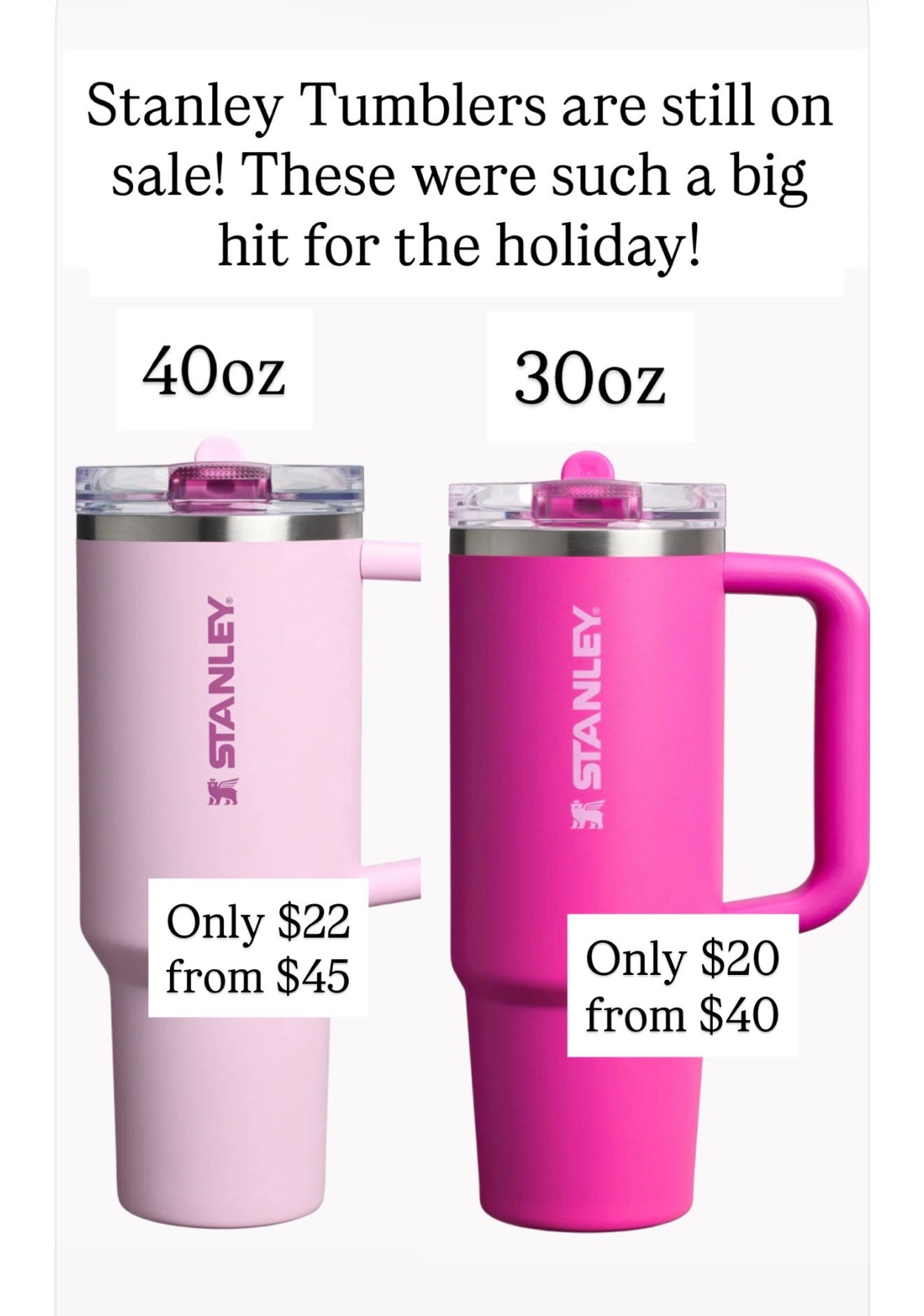 These Stanley tumblers are still on sale! So worth the buy! You will love these!

#LTKSaleAlert