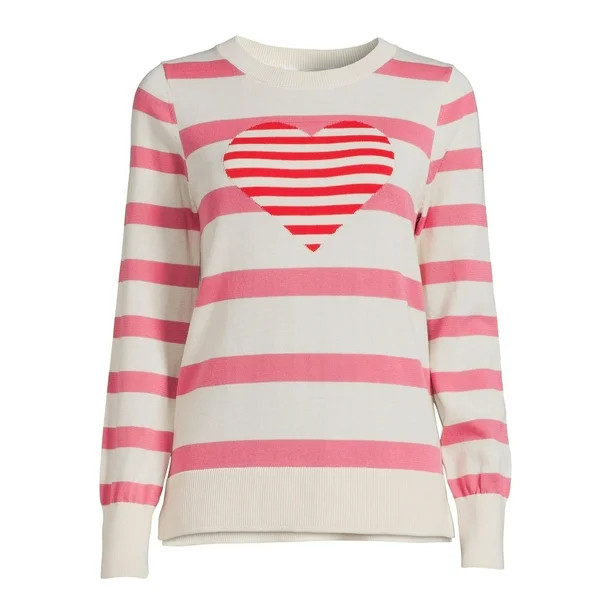 Time and Tru Women’s Fashion Sweater - Walmart.com | Walmart (US)