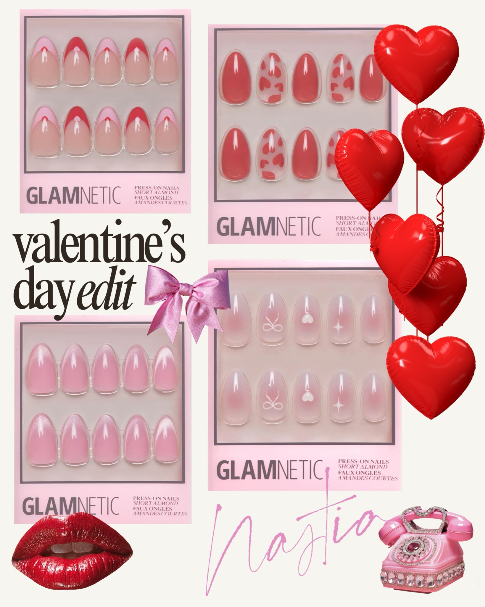 The cutest new Valentine’s Day press on nails 💅🏻❤️🩷

#LTKBeauty #LTKSeasonal
