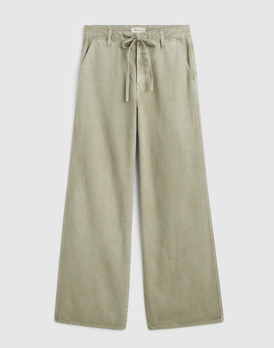 The Curvy Ultimate Wide-Leg Pant in Airy Denim | Madewell