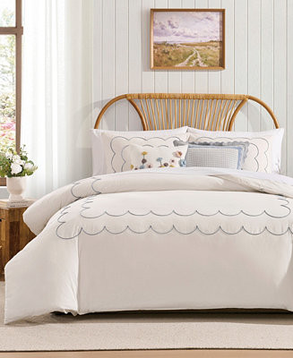 Daydream Scallop 3-Piece Duvet Cover Set, Full/Queen | Macy's