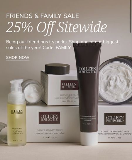 Hands down my favorite skincare!! Don't miss this sale! #colleenrothschild @colleenrothschild