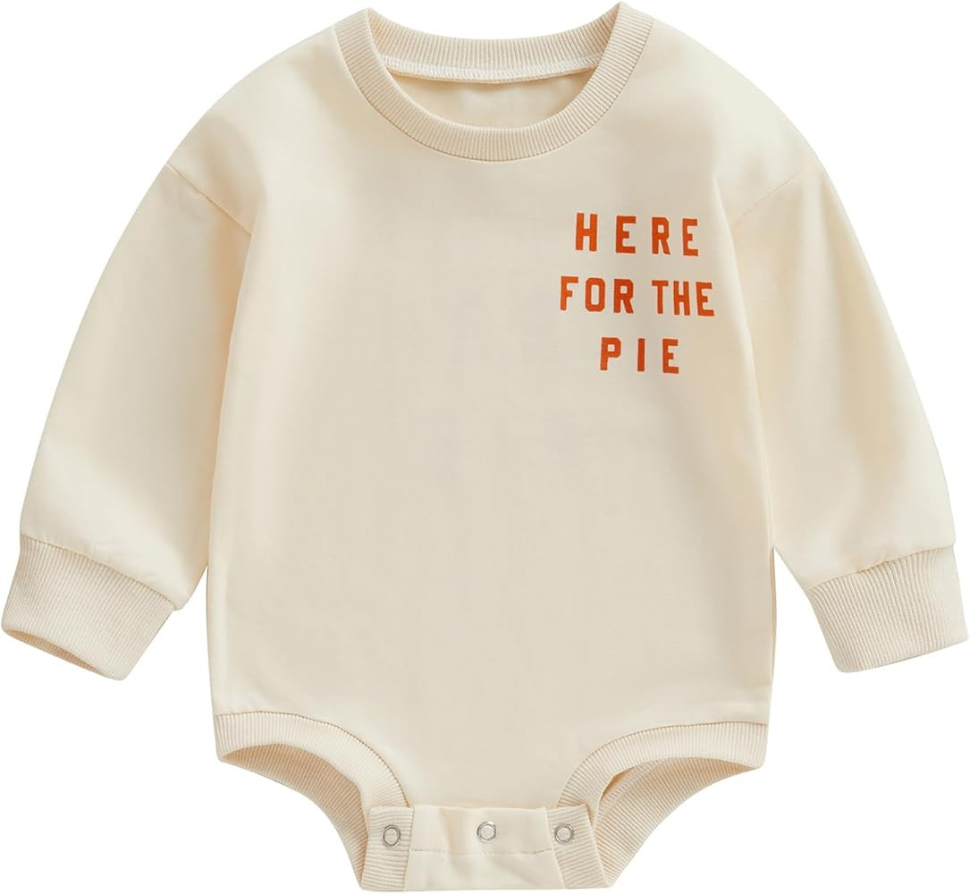 ZyHwShine Thanksgiving Outfit Newborn Infant Baby Girl Boy Turkey Romper Gobble Letter Print Body... | Amazon (US)