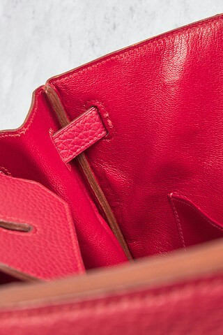 Hermes 1992 Fjord Birkin 40 Retourne Handbag in Rouge Casaque | Revolve Clothing (Global)
