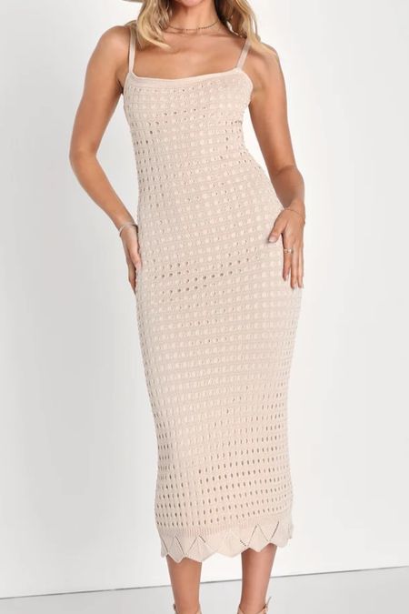 beige midi dress, beige textured midi dress, beach wear, 

#LTKparties #LTKstyletip #LTKfindsunder100