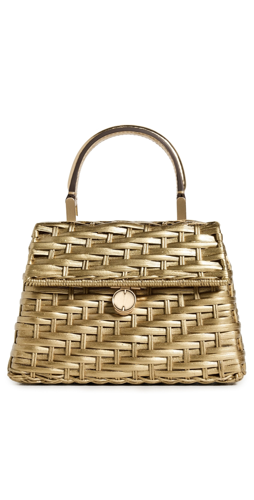 Cult Gaia Nano Sybil Crossbody Bag Brushed Brass One Size | Shopbop