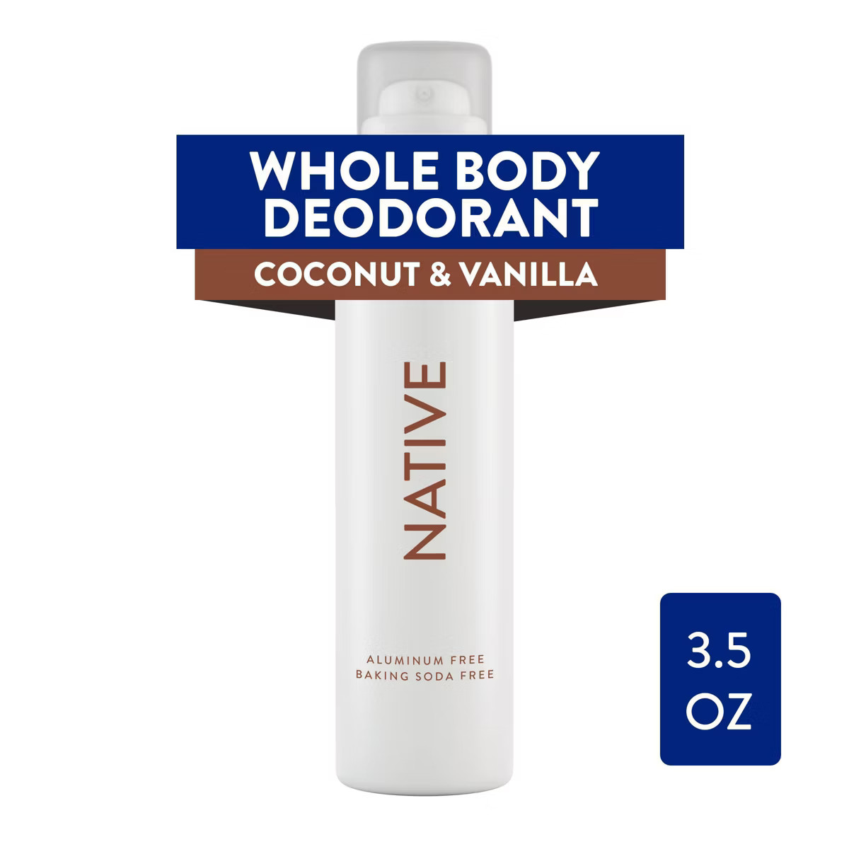 Native Whole Body Deodorant Spray - Coconut & Vanilla - Aluminum Free - 3.5oz | Target
