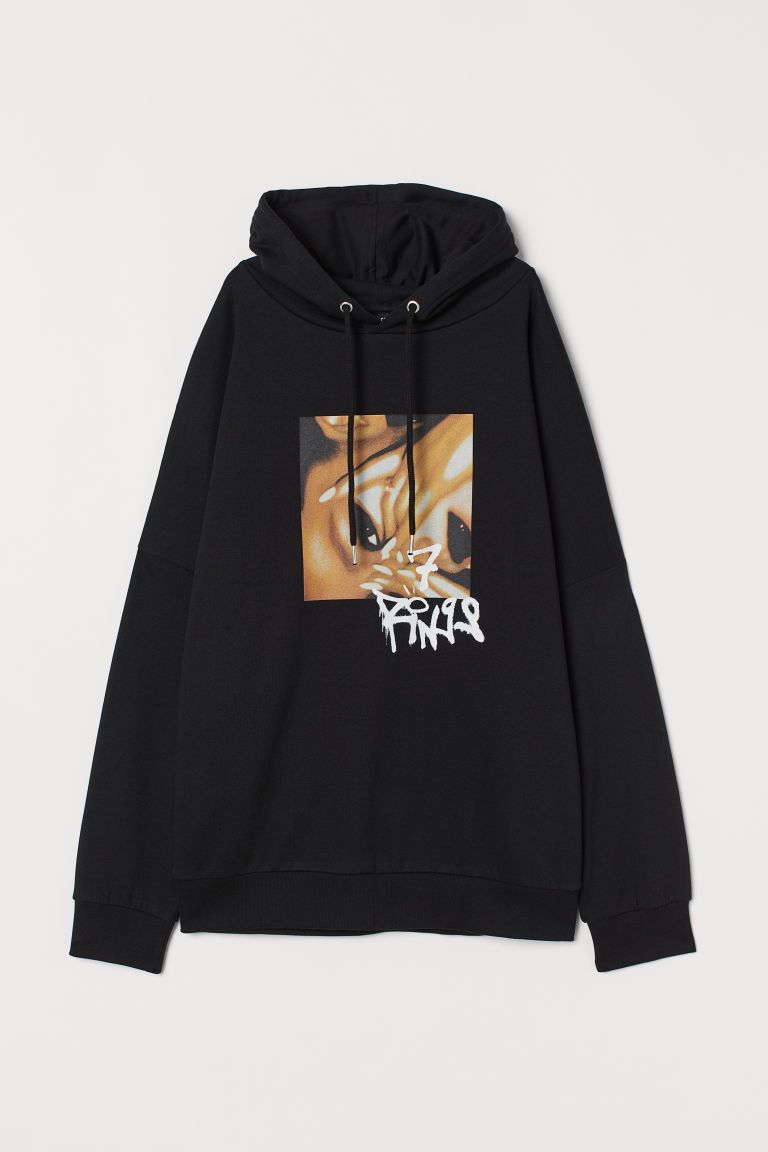 H & M - H & M+ Oversized Hooded Top - Black | H&M (US + CA)