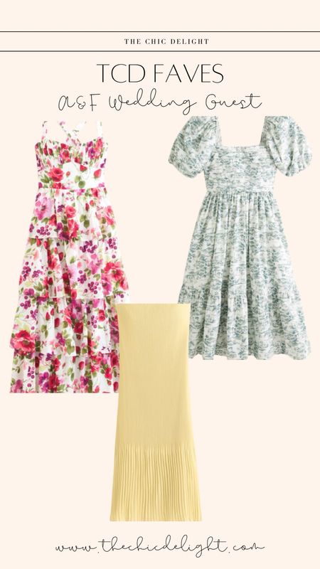Abercrombie has so many beautiful options for wedding guest dresses! Plus, the price is SO good 

Wedding guest / wedding guest dress / special occasion dress / Easter dress 

#LTKstyletip #LTKwedding