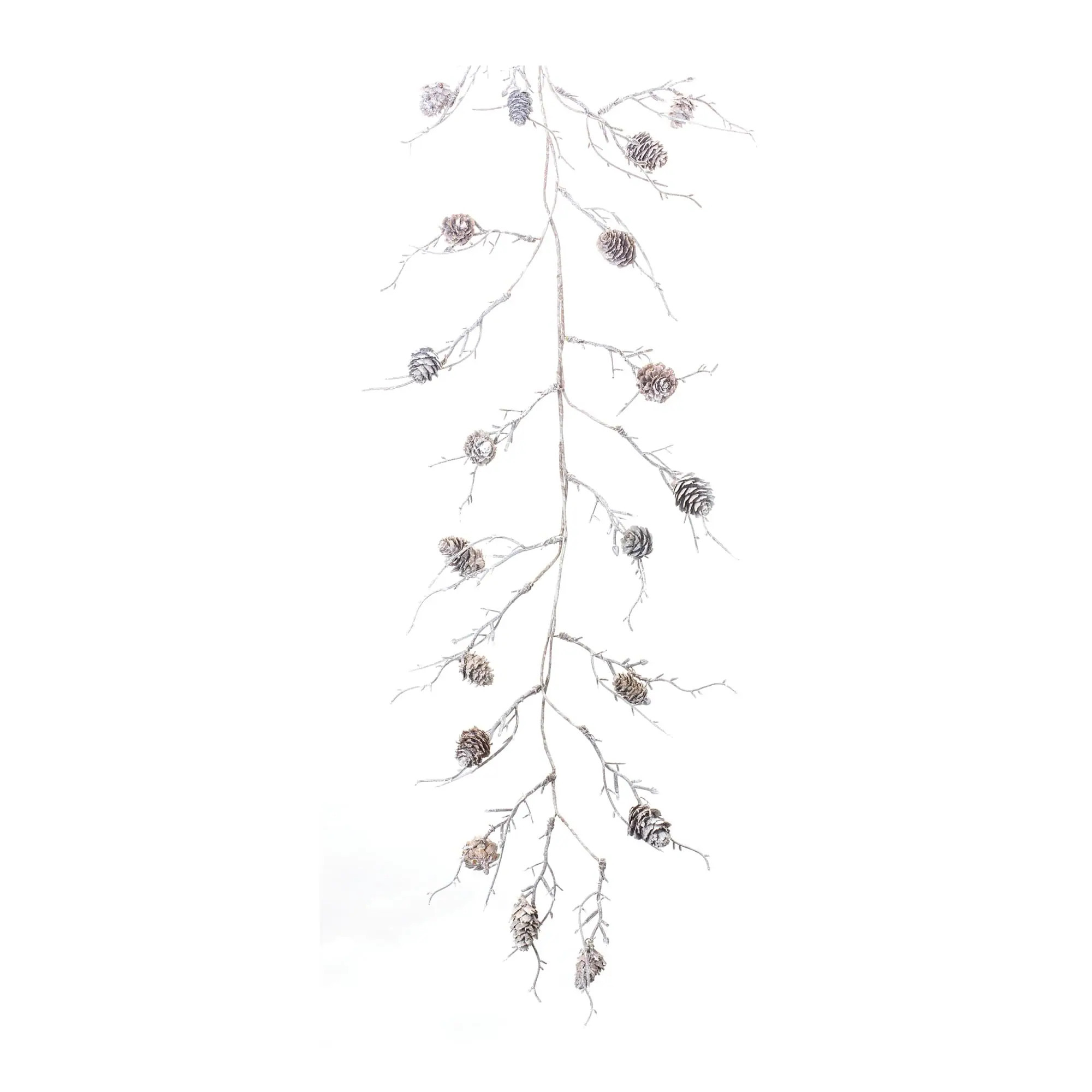 Melrose International Pine Cone Garland 5.5'L Plastic/Cone | 87400DS | Lowe's