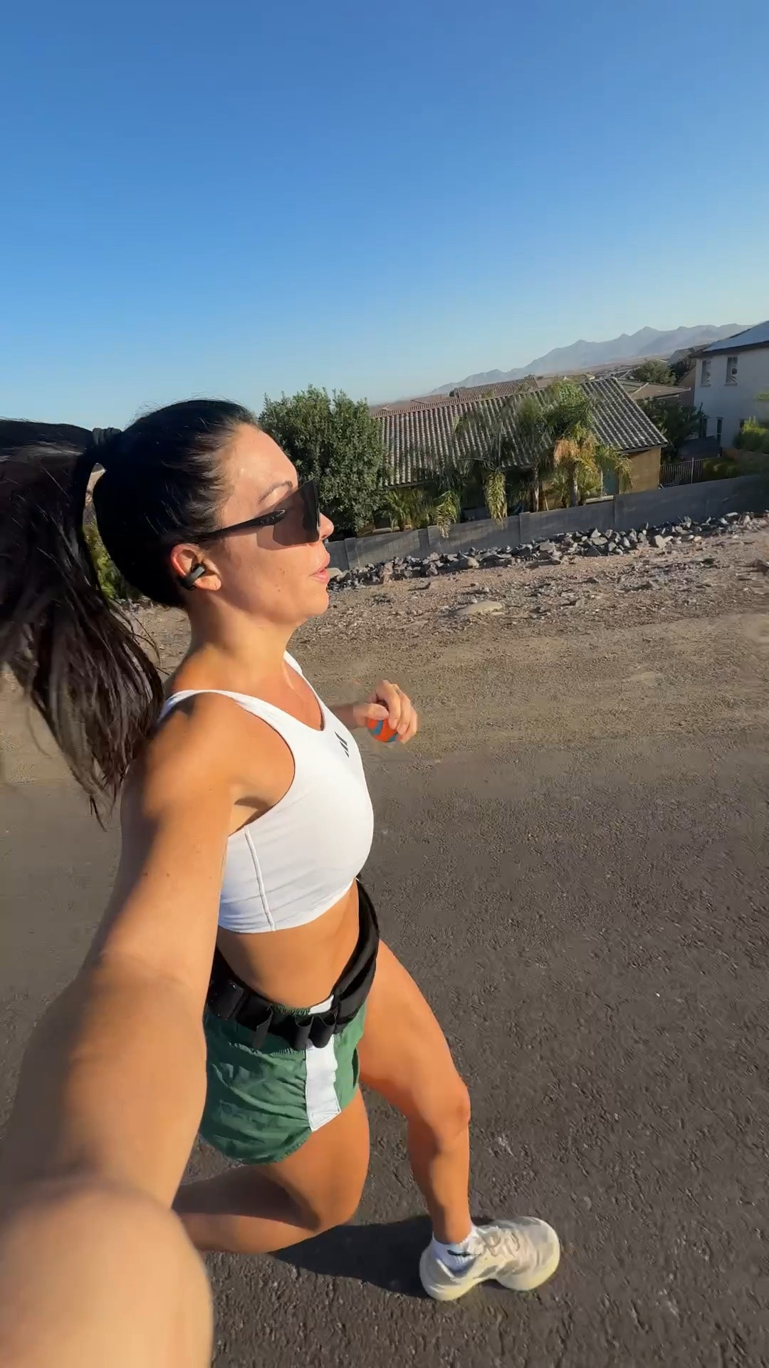 Sharing todays running details! 
@adidas sports bra size small 
Free people shorts size small 
Amazon running glasses

#LTKmomlife #LTKmorningroutine #LTKfitnessgoals