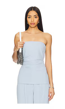4th & Reckless Sorcha Strapless Top in Blue from Revolve.com | Revolve Clothing (Global)