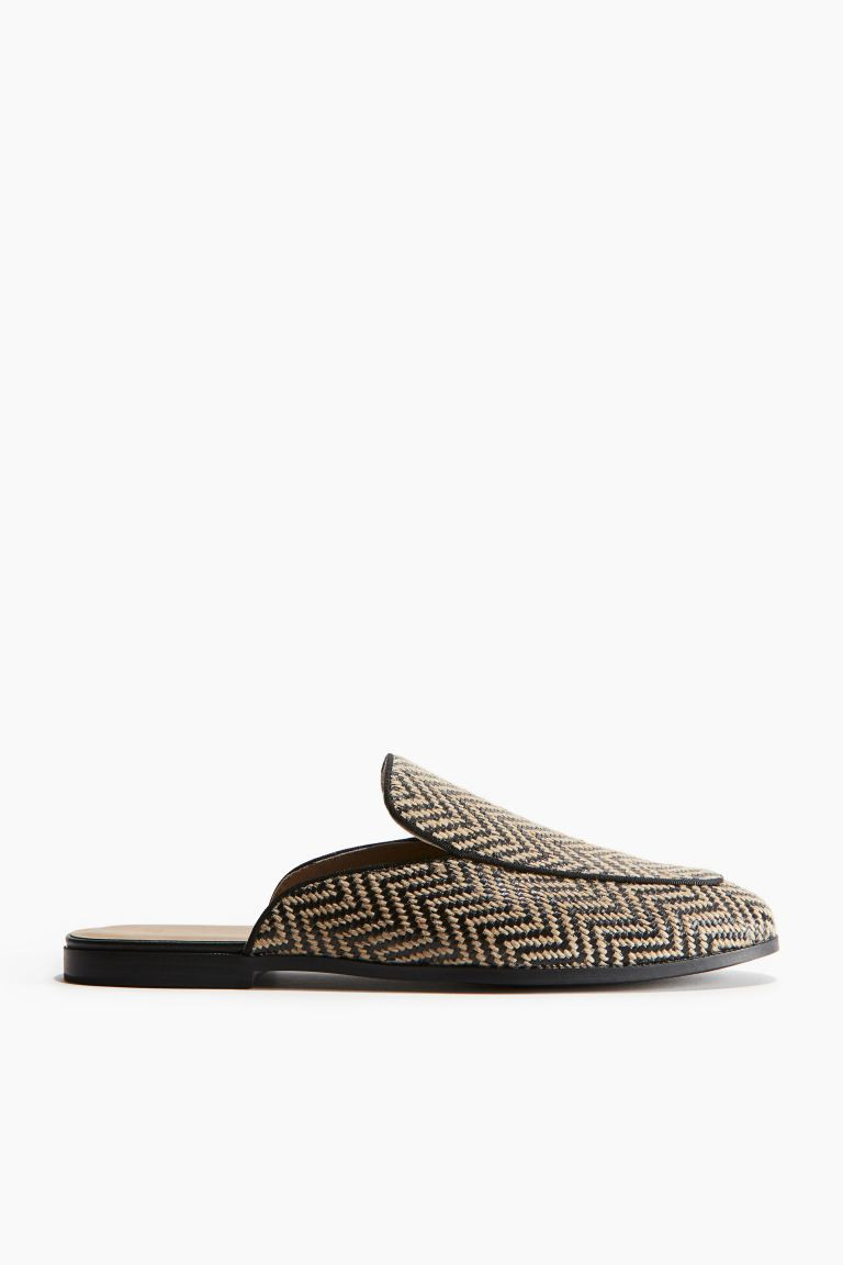 Mocassini slip-on - Beige/motivo a zig-zag - UOMO | H&M IT | H&M (FR, IT, ES, PT, BE)
