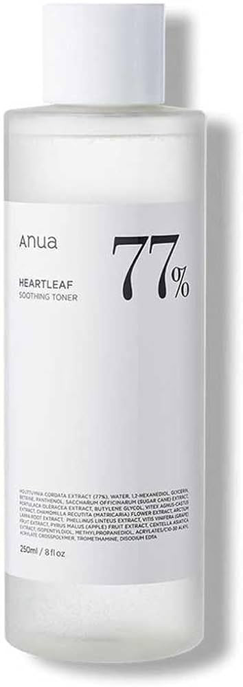 Anua Heartleaf 77 Soothing Toner I pH 5.5 Trouble Care, Calming Skin, Refreshing, Hydrating, Puri... | Amazon (US)